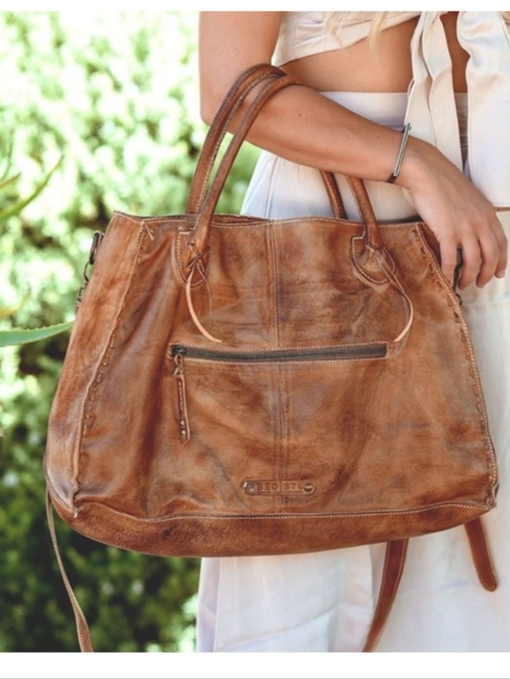 Bed Stu Brown Leather Bag - Picture 12 of 12